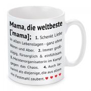 Tasse: Die weltbeste Mama / der weltbeste Papa
